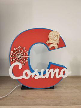 Lettera + Decorazioni in legno